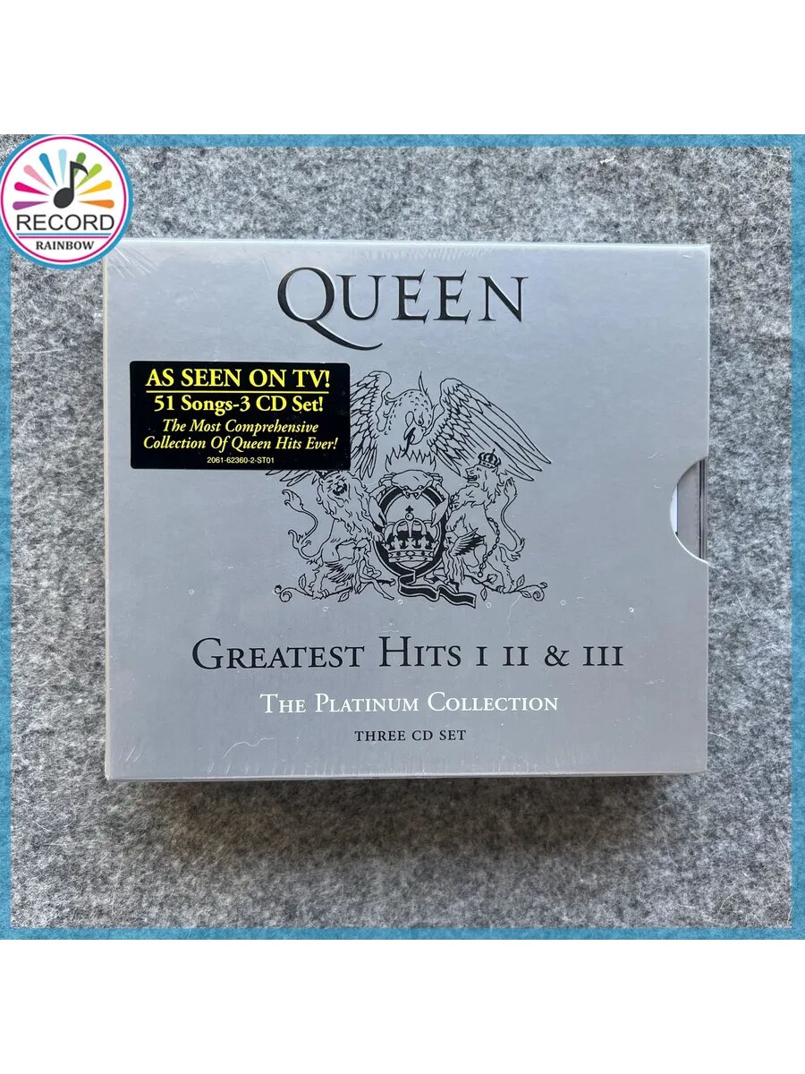 CD Queen Greatest Hits I, II & III 3CD совершенно новый