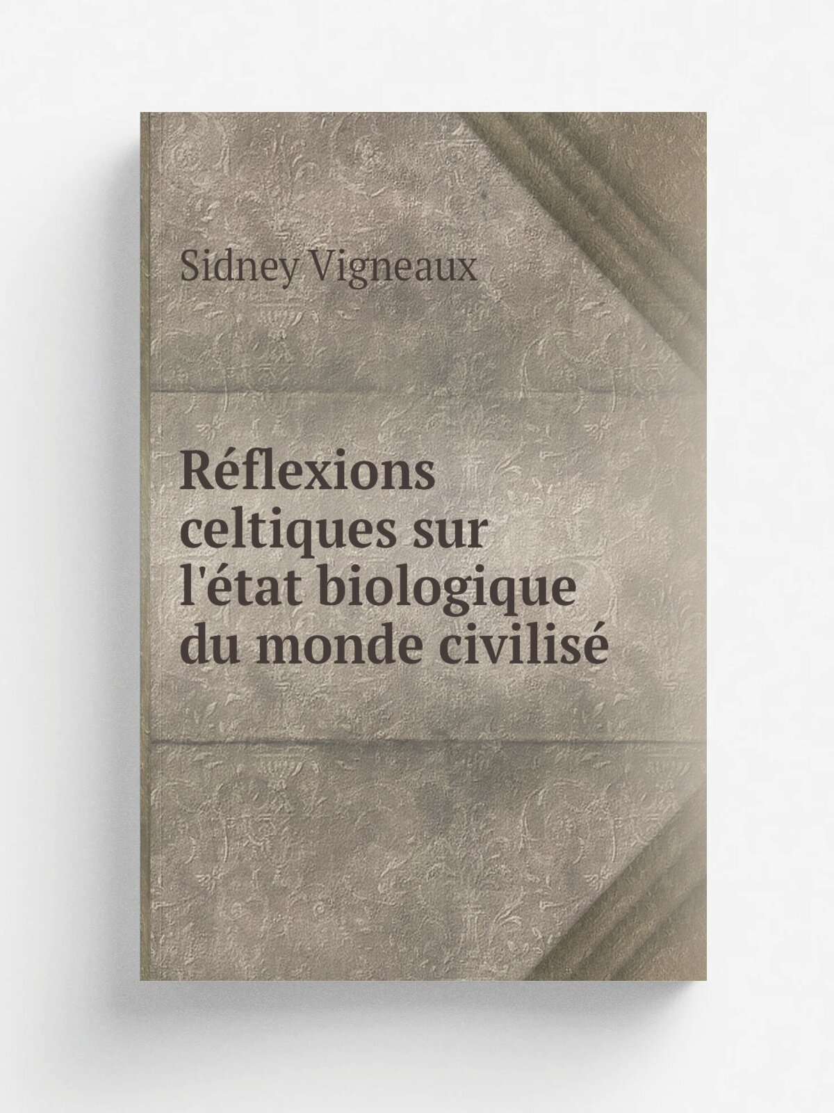 R.flexions celtiques sur l'. tat biologique du monde civilis. | Sidney Vigneaux | 1870 | J. Bonaventure | Репринт