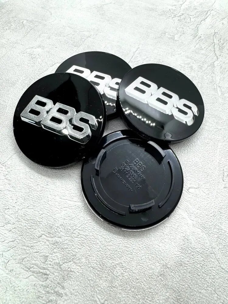 Колпачки заглушки на литые диски для BBS 60/56 4 штуки.