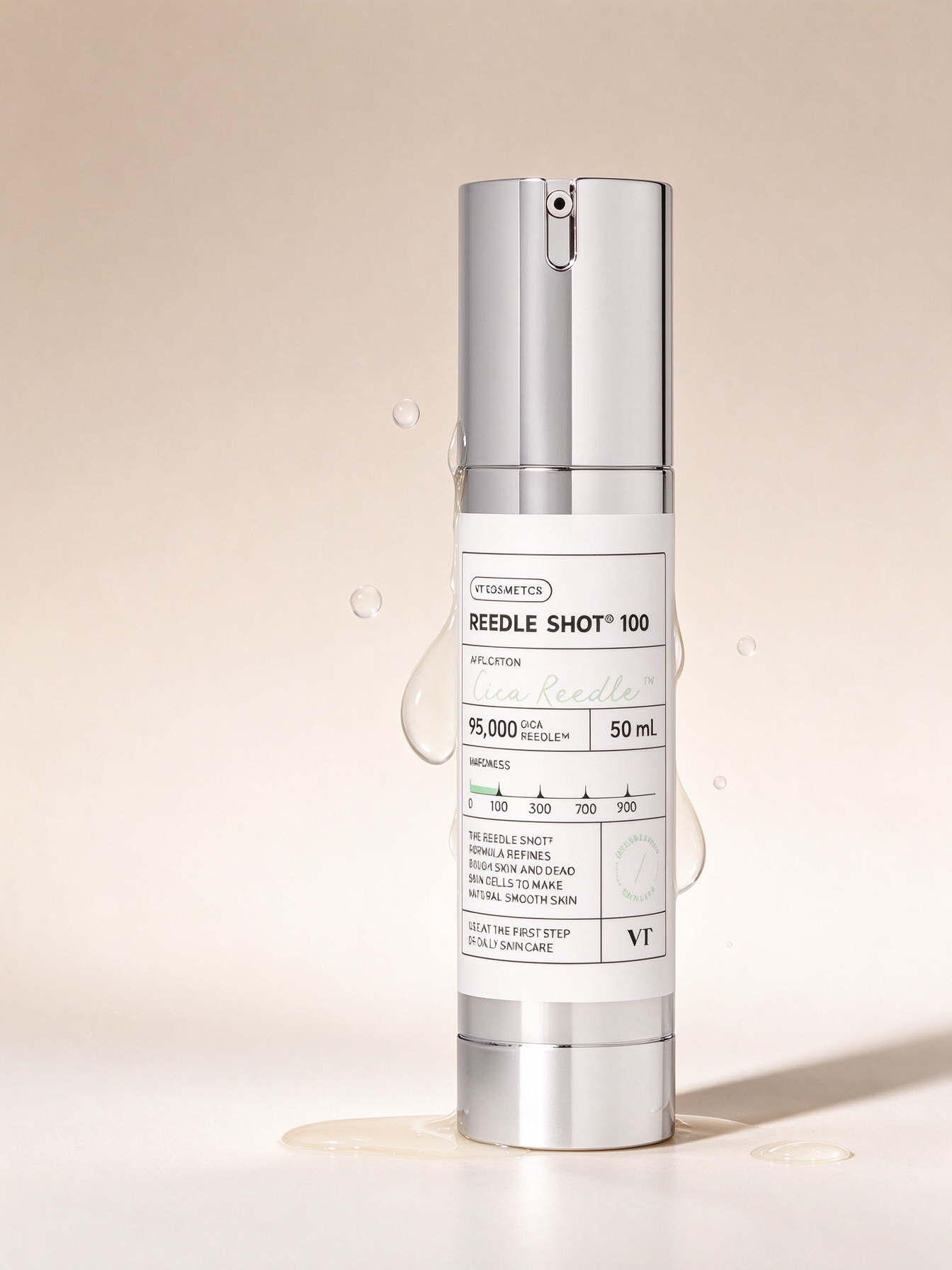 Подлинник VT Cosmetics сыворотка Reedle Shot 100 50 мл, увлажняет кожу, разглаживает морщины, сужает поры