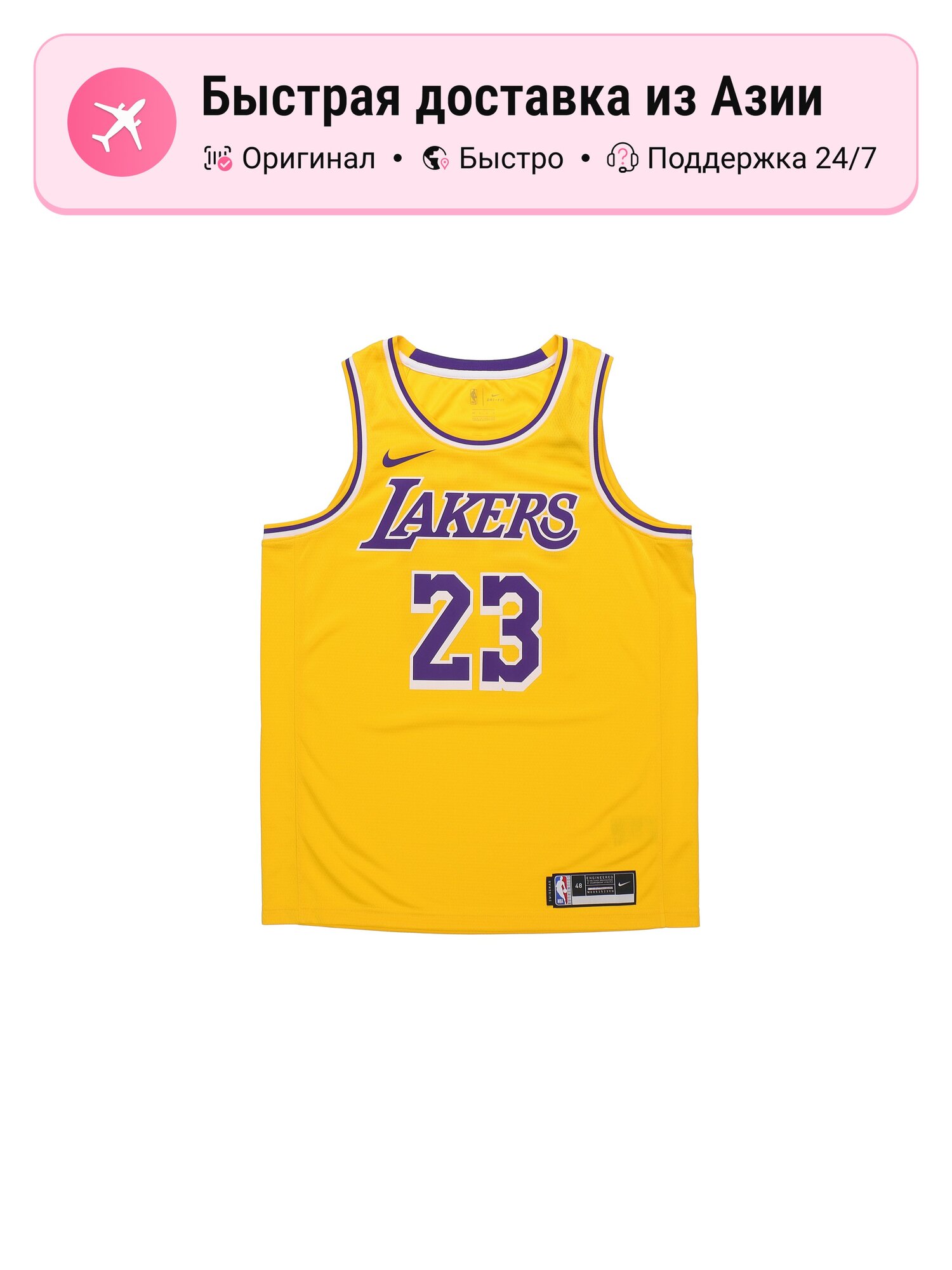 Джерси NIKE LeBron James Icon Swingman
