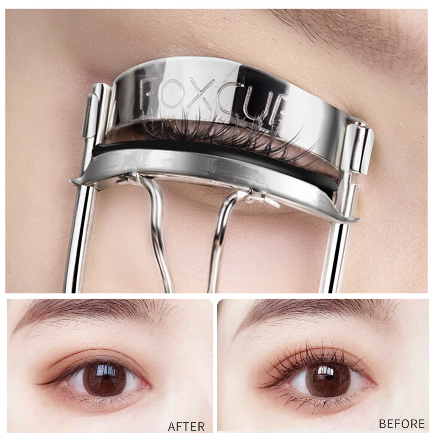 FOXCUP Skyward Sunflower Eyelash Curler - Точное завивание ресниц без повреждений Продукт：Солнечный цветок для завивки
