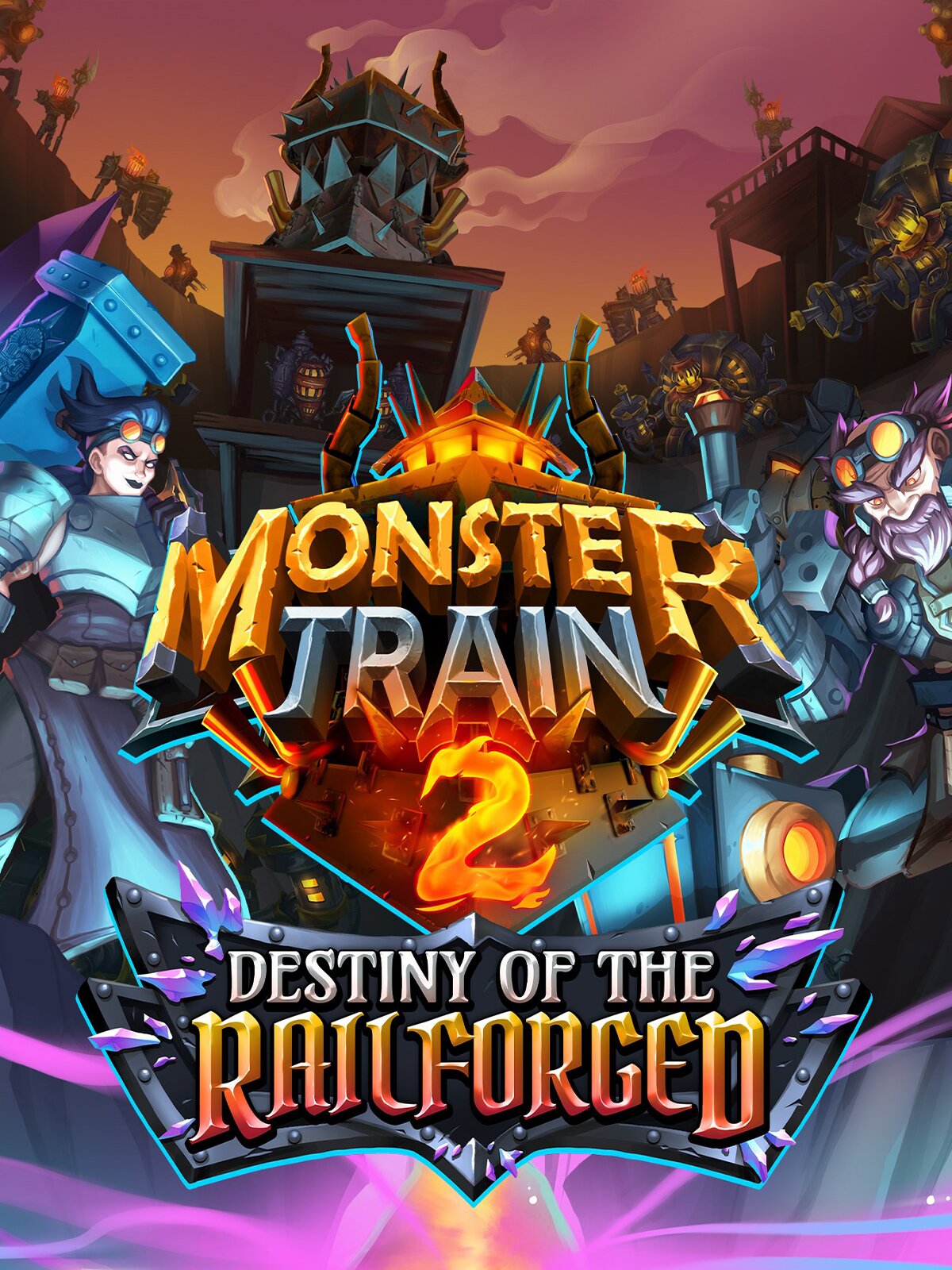 Игра Monster Train 2: Destiny of the Railforged, ключ активации Steam, PC, Mac OS, Big Fan Games