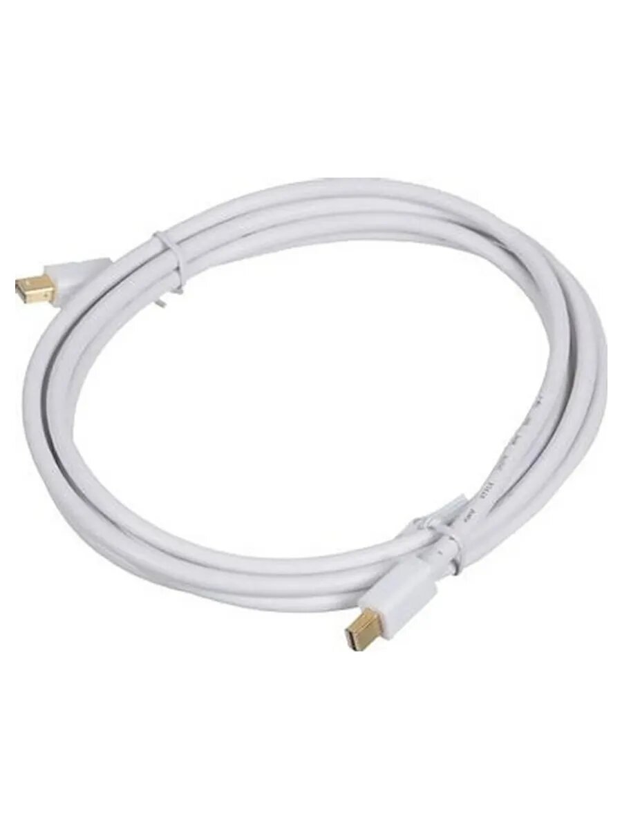 Кабель-переходник No Name Mini DisplayPort (М-М), 2 м, DisplayPort 1.2, белый