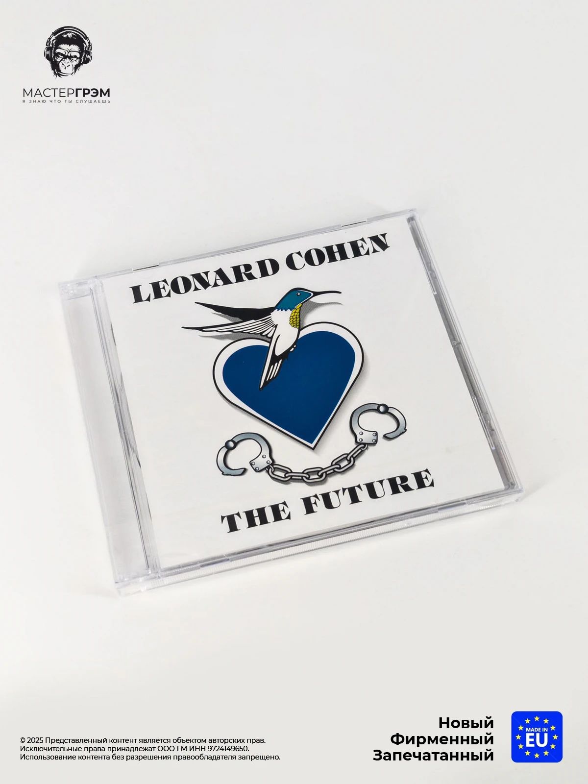 CD диск Leonard Cohen - The Future (CD) 1992, Jewel Case
