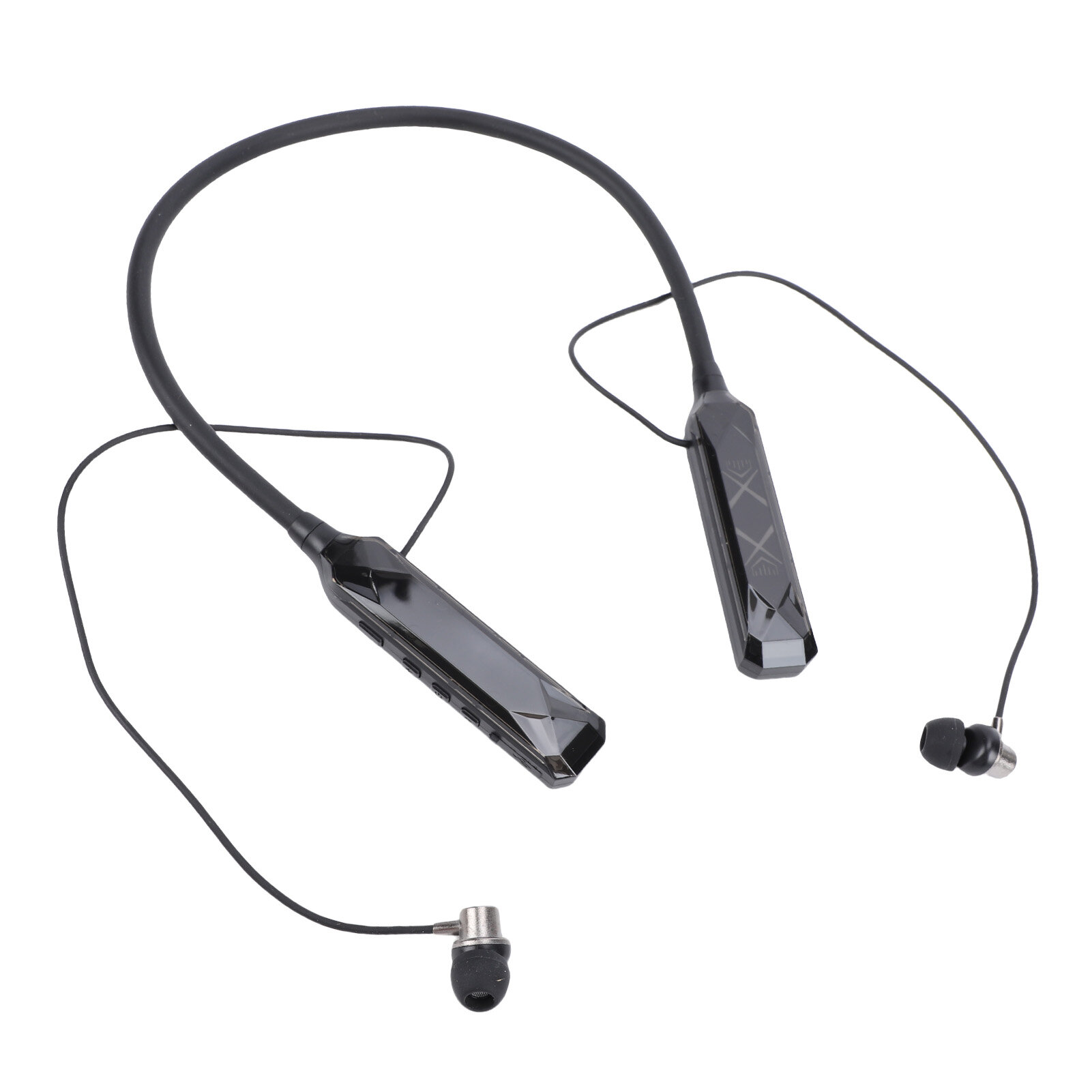 Беспроводные Neckband наушники, с Bluetooth 5.3, отображение уровня батареи, для активного отдыха, черные