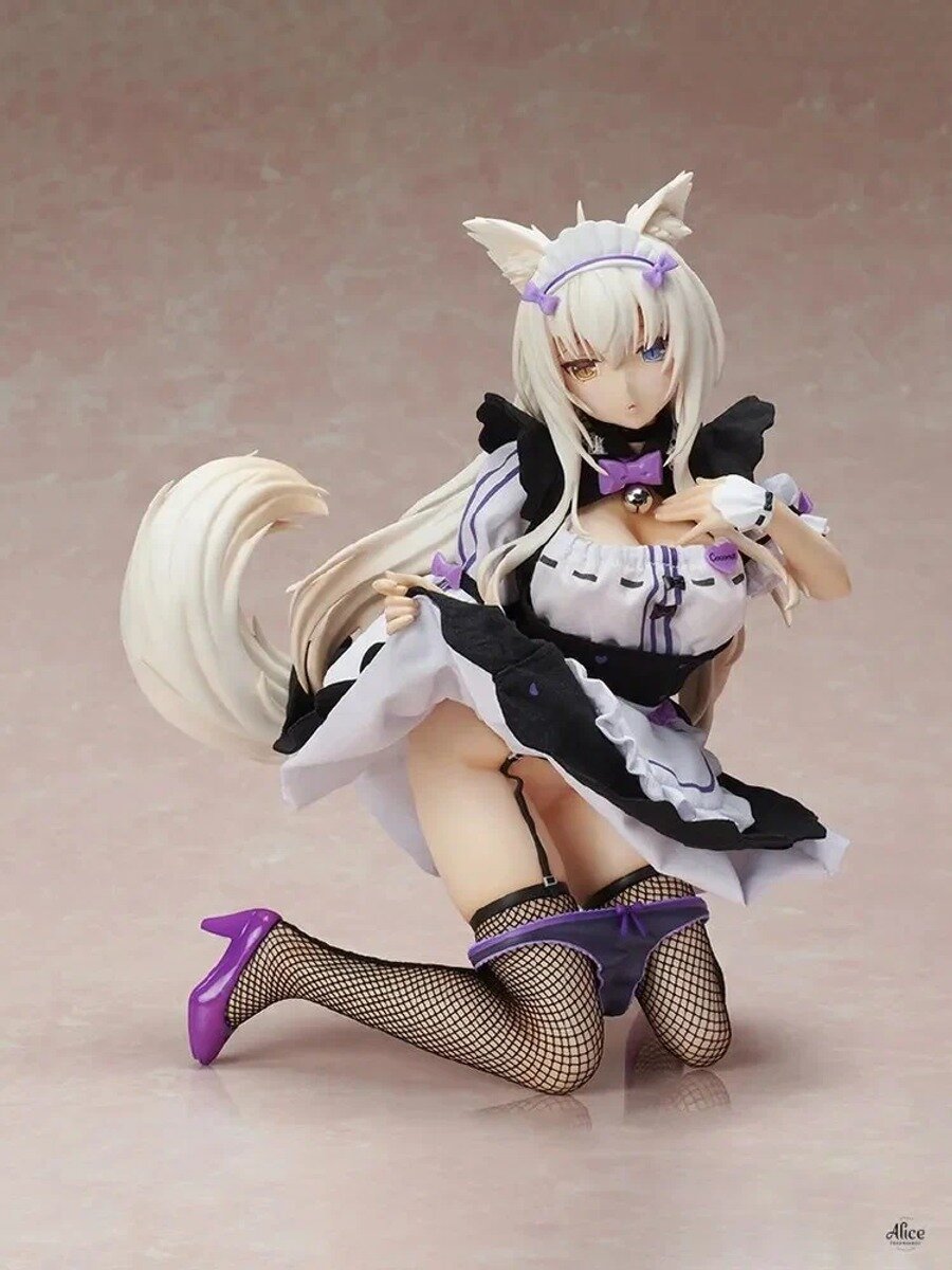 Аниме фигурка Горничная Кокос Кошка-девушка 1/4 33см, сувенирная