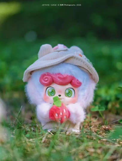 JOTOYS Q-Bao II Fantasy Series Blind Box Плюшевая Ключенка Фигурка Соберите Большую Клубнику - Подтверждена После