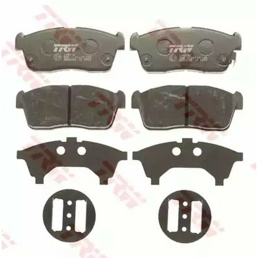 TRW GDB3276 TRW GDB3276 Колодки тормозные SUZUKI IGNIS 00>/ALTO 02- с индикат. износа передние