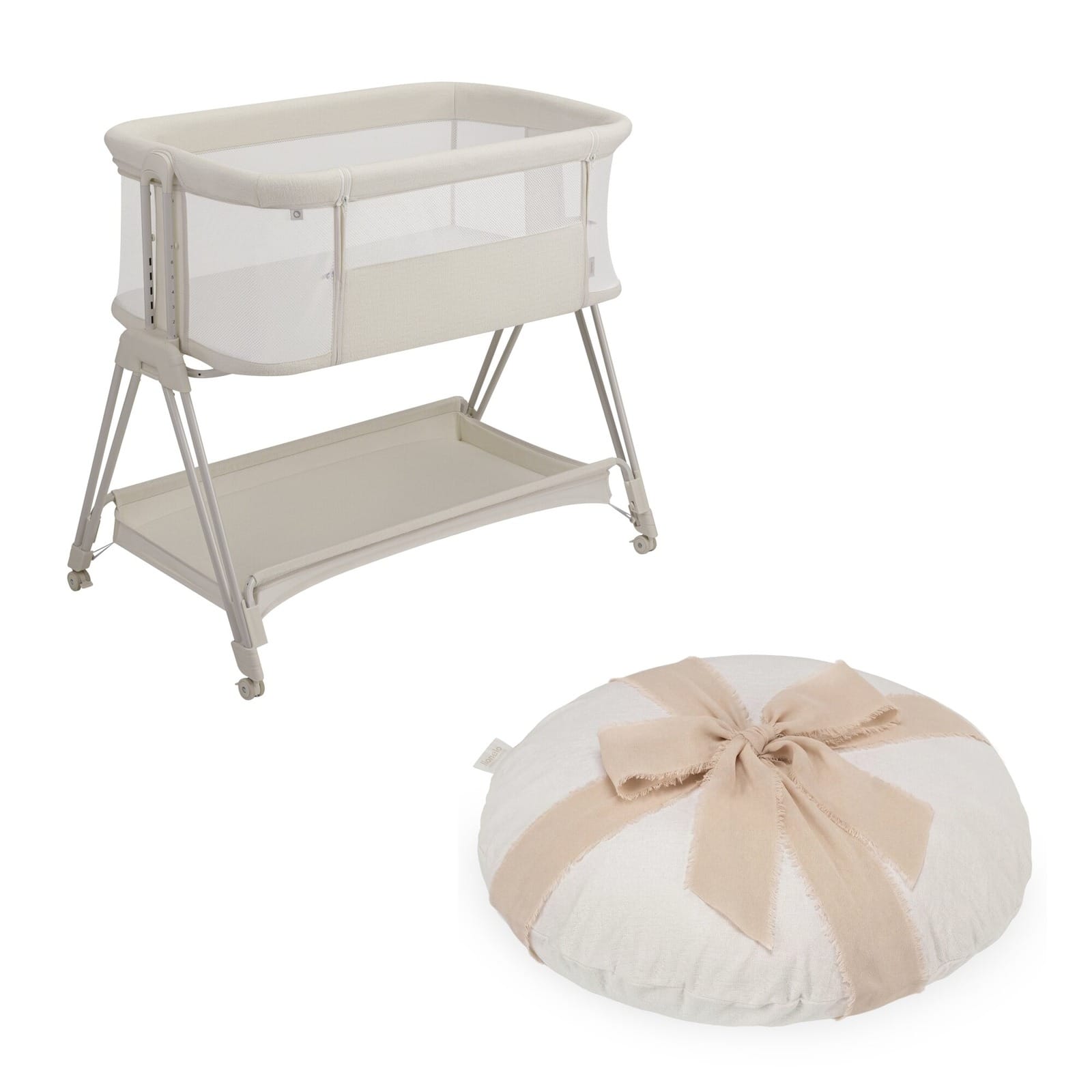 Колыбель Lionelo Close&Cosy Luna, белый, 93x69x81 см, макс. нагрузка 9 кг
