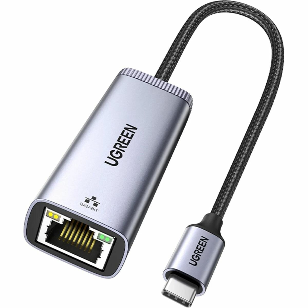 Сетевой адаптер UGREEN CM483 (null_40322) USB-C to RJ45 Gigabit Ethernet (null_2424053)