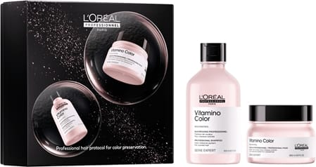 Косметический набор для волос L'Oreal Professionnel Serie Expert Vitamino Color, для окрашенных волос, 300 мл, 250 мл