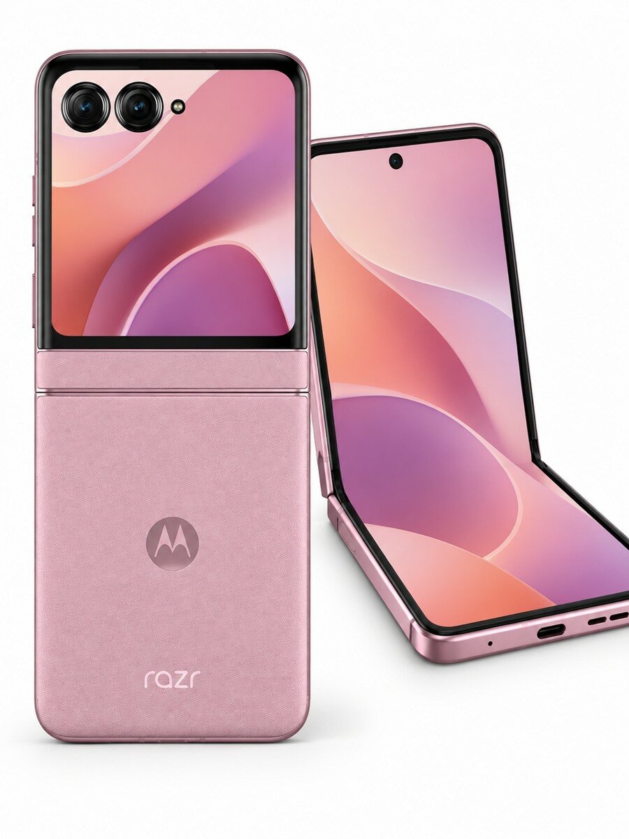 Смартфон Motorola Razr 60 5G 8/256 ГБ, складной, pOLED 6,9″, NFC, розовый