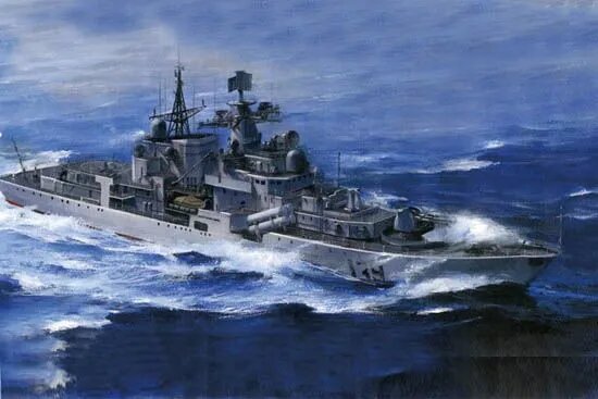 Trumpeter 1/350 Упр авляемый ракетный эсминец 139 "Нинбо" ВМС Китая