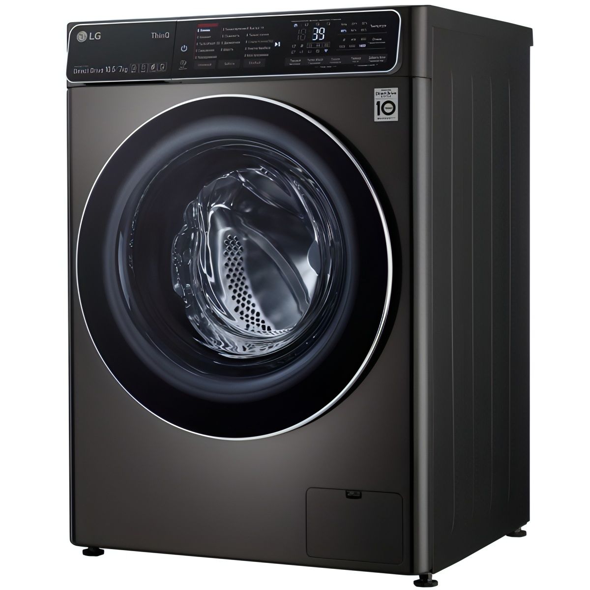 Стирально-сушильная машина LG F4T9RC9P черный (стирка - 10.5 кг, сушка - 7 кг, фронтальная загрузка)
