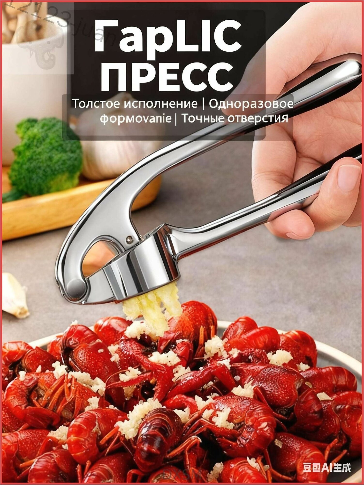 Чеснокодавилка, 16.5 см