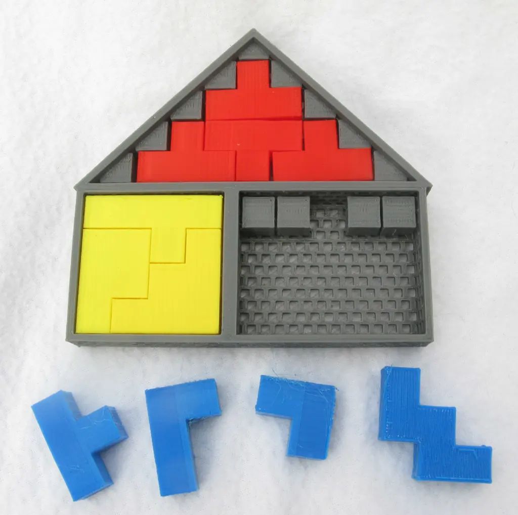 3D-пазл сборный геометрический, PLA, 3D-печать, арт. PZ-PUZ-CC-2f83d7a73f26