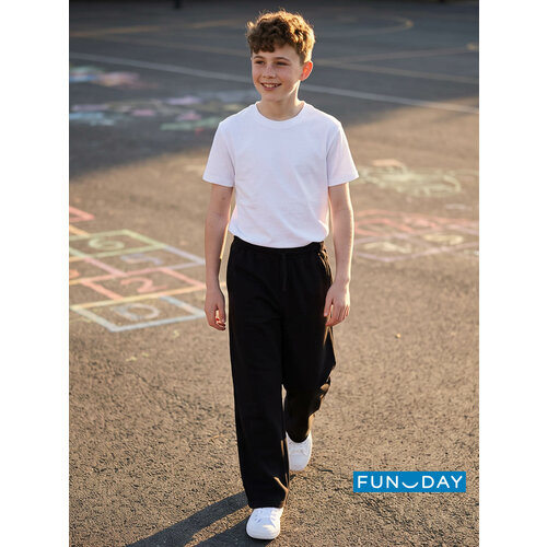 фото Брюки funday, размер 158, черный