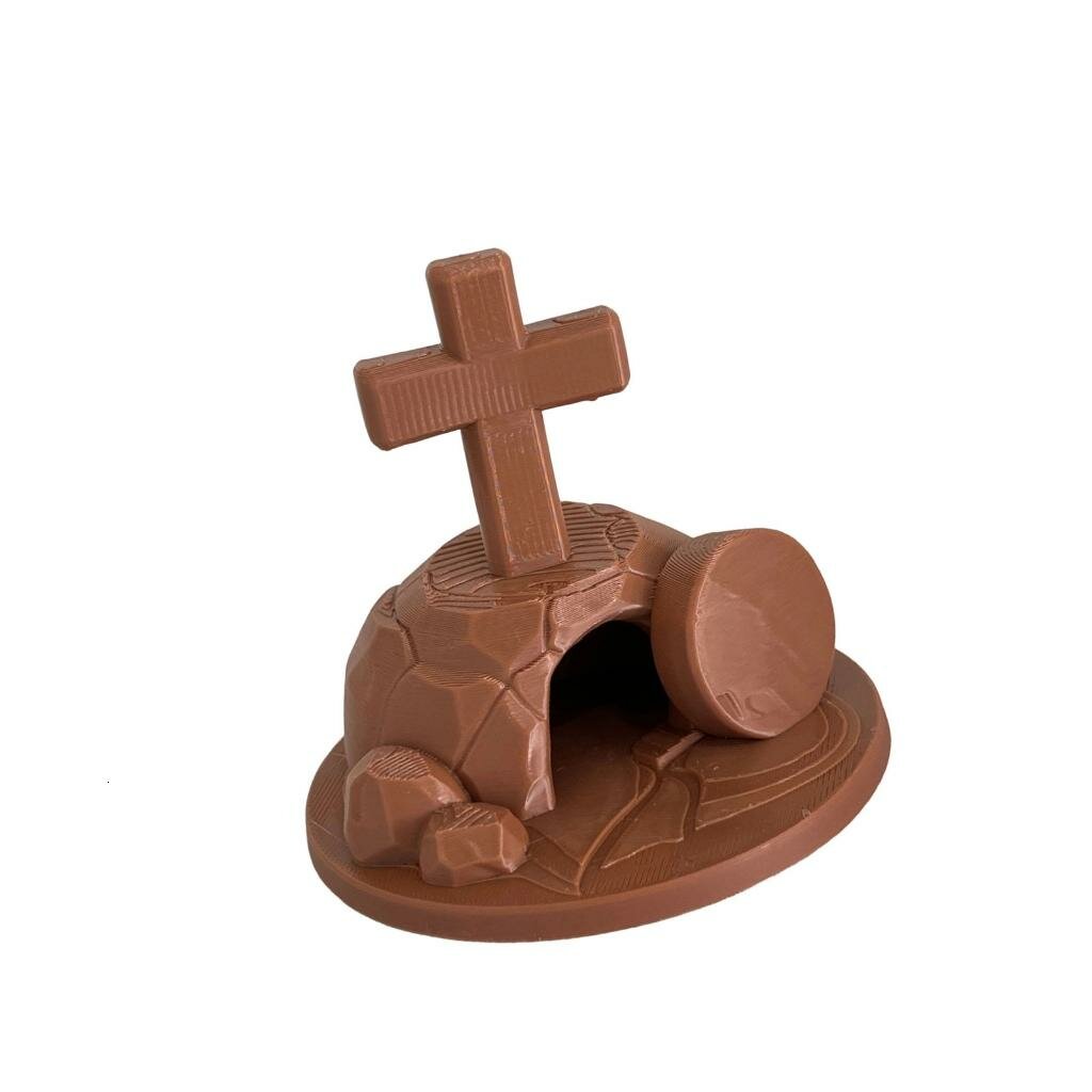 3D Печатная фигурка пустой гробницы, Коричневый