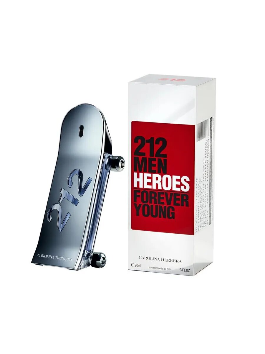 Carolina Herrera 212 Heroes Forever Young men 90 мл оригинал Туалетная вода