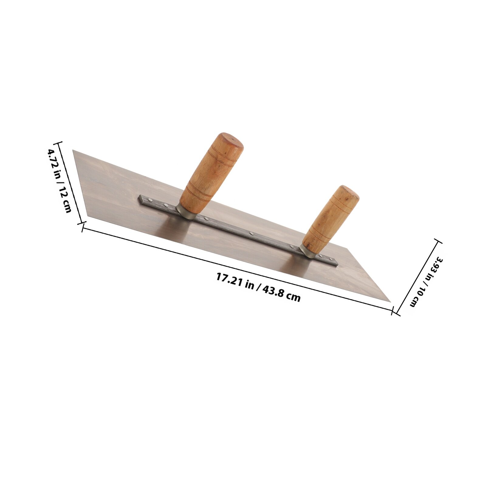 Тrowель Для Бетона С Двойными Ручками Для Эффективной Работы 43.80X12.00X10.00Cm