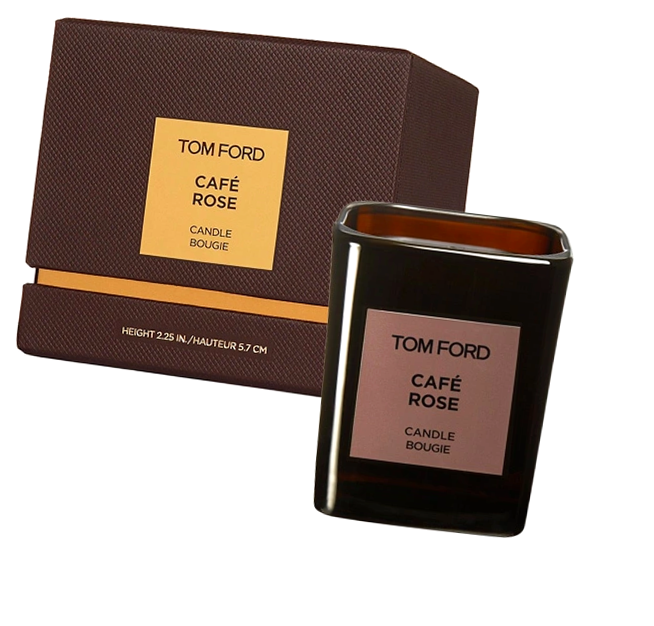 Кафе Роуз парфюмированная свеча для дома 595 гр - Tom Ford Cafe Rose