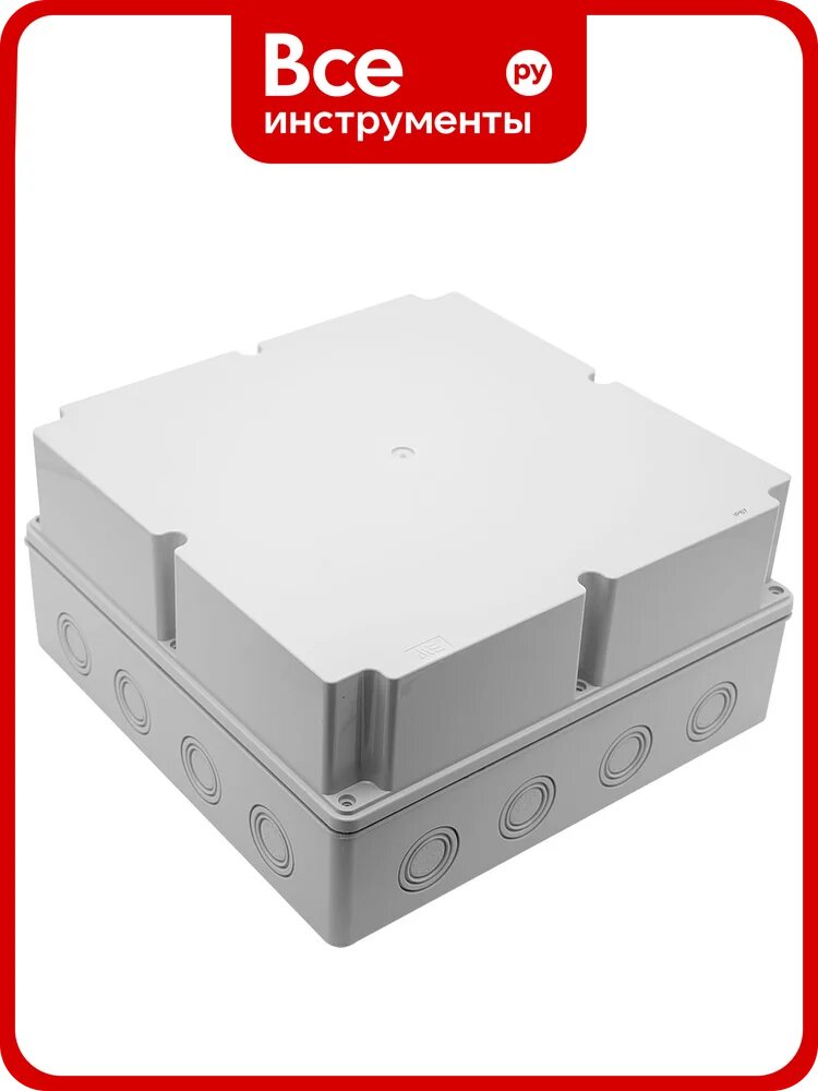 Коробка распределительная пластиковая Mete Enerji 290x290x140, высокая крышка, IP67 40207205