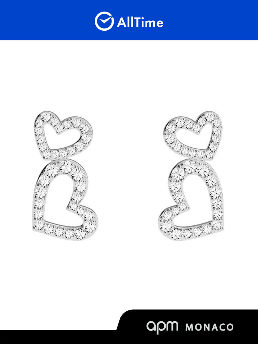 Серьги, фианит