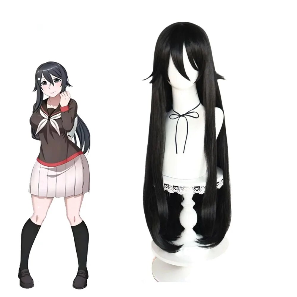Костюм для косплея Ryoba Aishi из Yandere Simulator S, Only Wigs one size