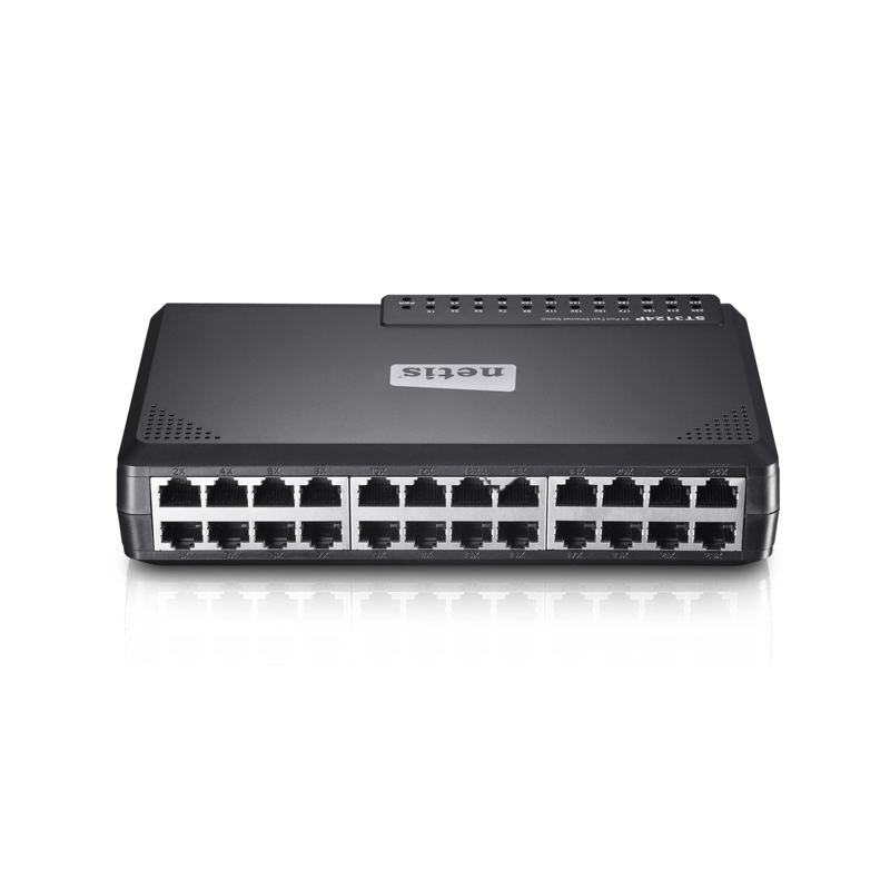 Коммутатор Netis ST3124P неуправляемый, 24 порта 100 Мбит/с ST3124P