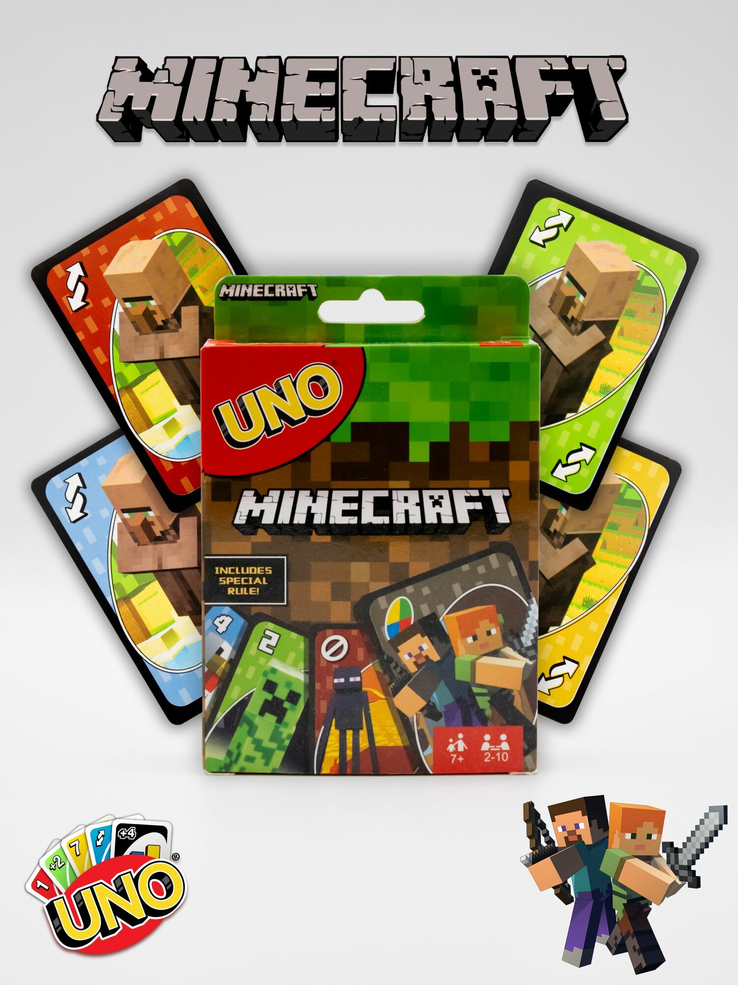 Настольная игра UNO Майнкрафт. Мечта многих.