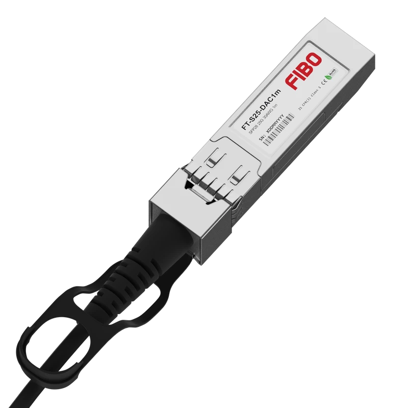 Кабель DAC Fibo FT-S25-DAC1m SFP28 25 Гбит/с, медный, 1 м FT-S25-DAC1m