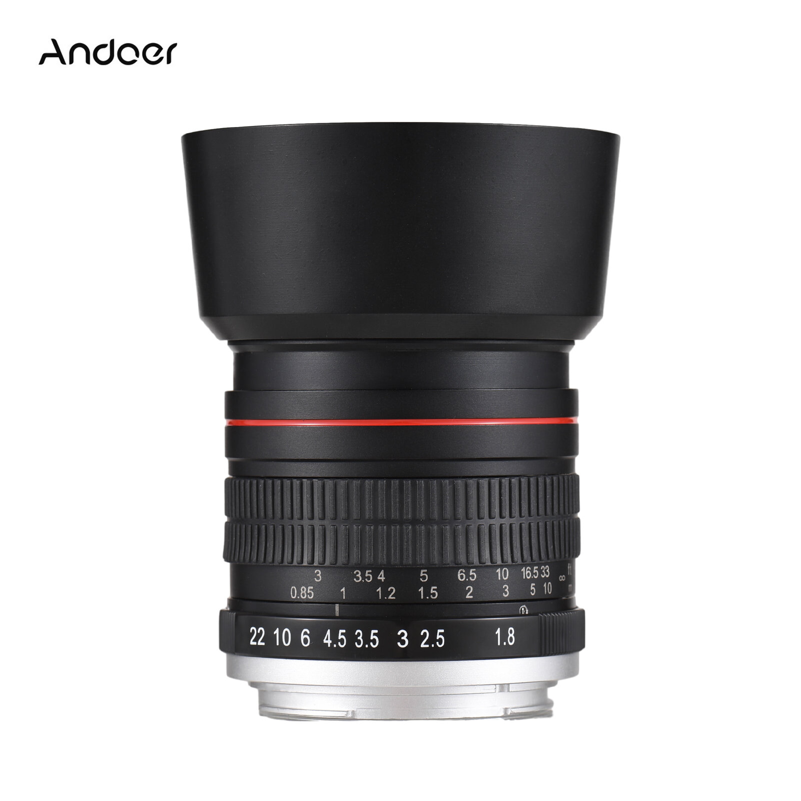 Камера объектив 85 мм с фокусом F1.8, совместимый с Canon EOS, для портретной съемки