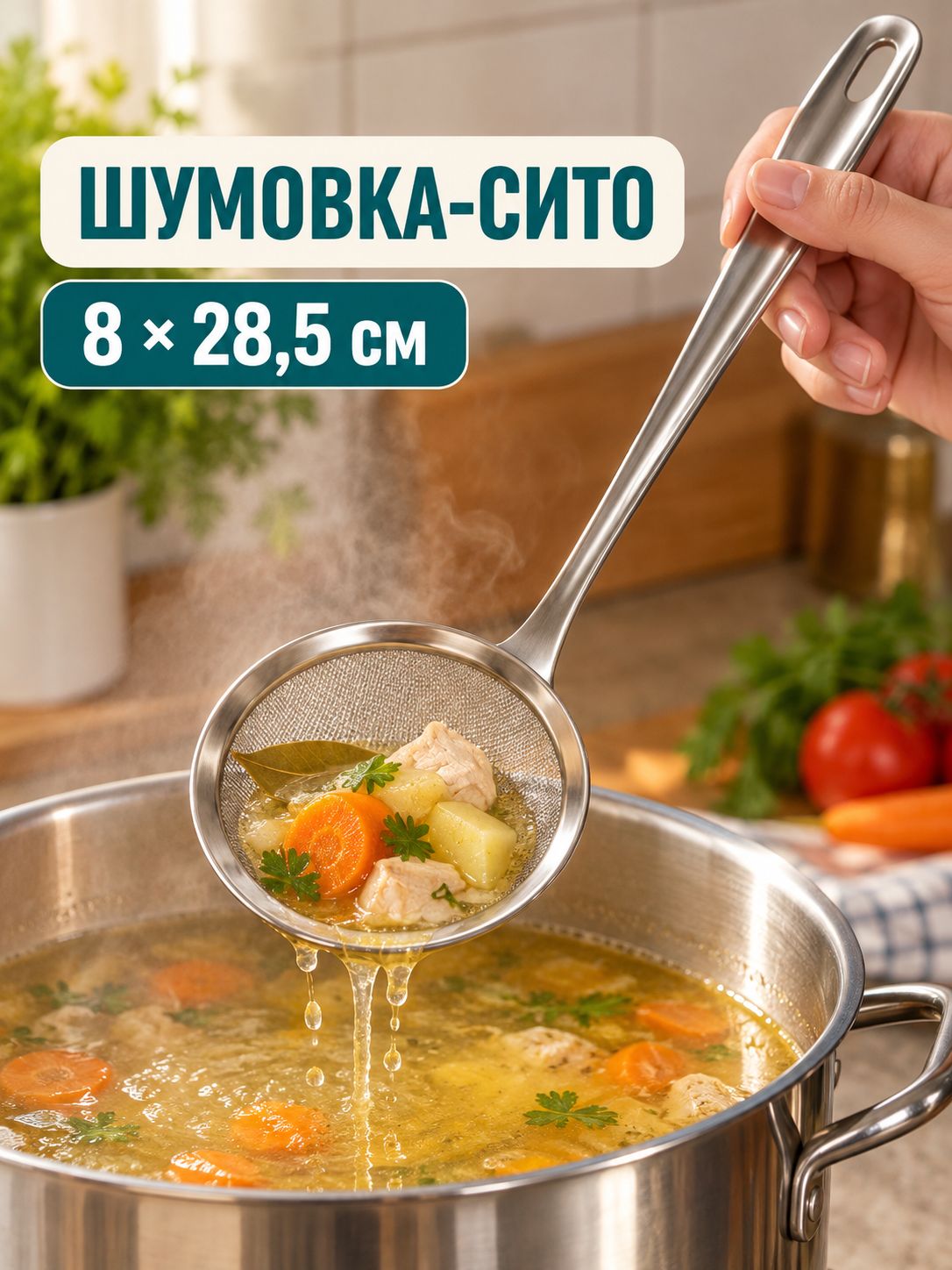 Шумовка, 28 см