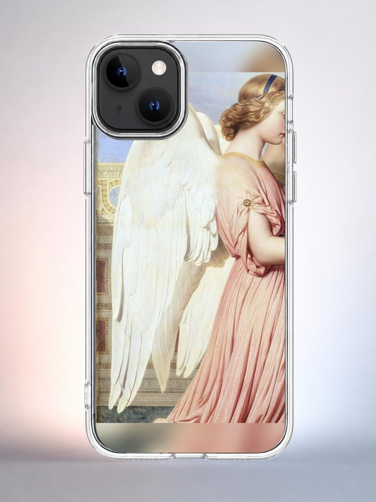 Чехол iphone 12 Ангел в Y2K Indie Sleaze