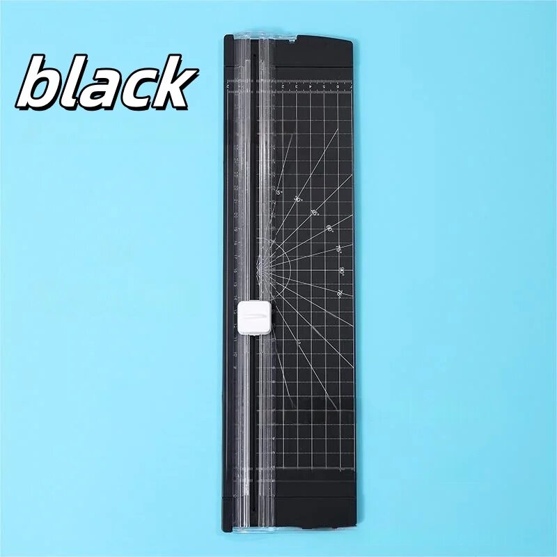 Портативный гильотинный резак для бумаги А4 black