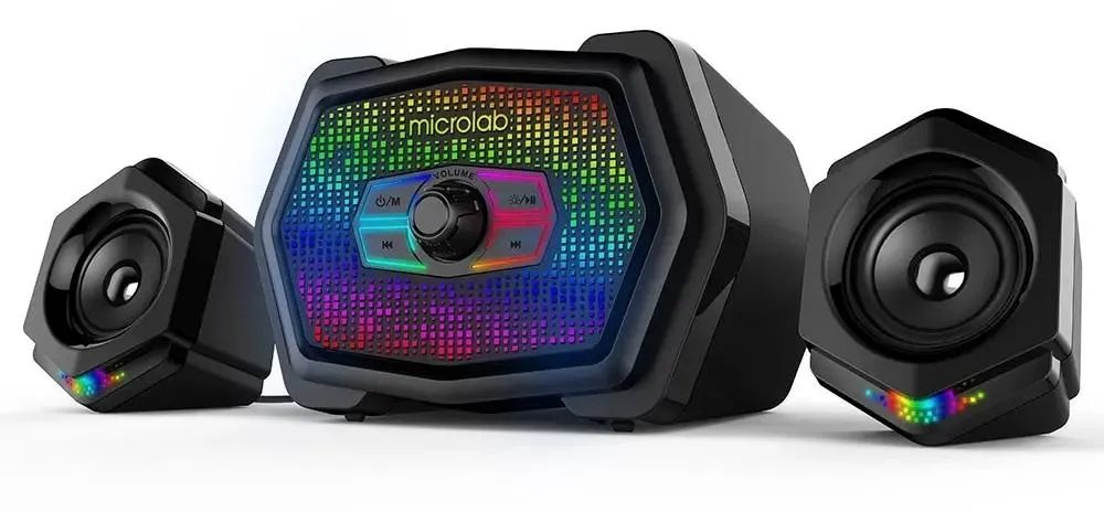 Колонка Bluetooth Microlab. черный (U220)