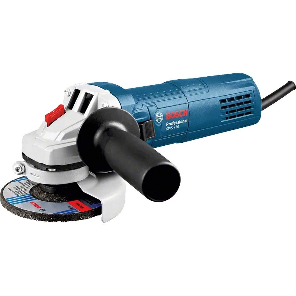 Bosch GWS 750-125 Углошлифовальная Машина, Синяя, 750 Вт, 125 мм