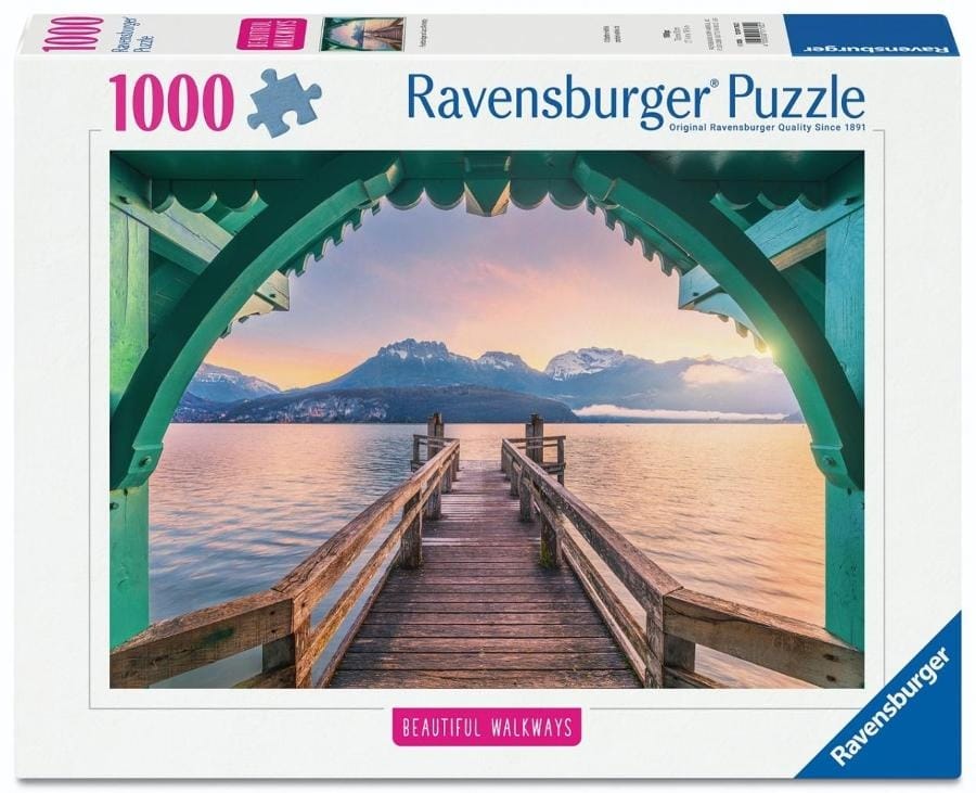 Пазл Ravensburger Beautiful Walkways "Мостик над озером Анси", 1000 элементов