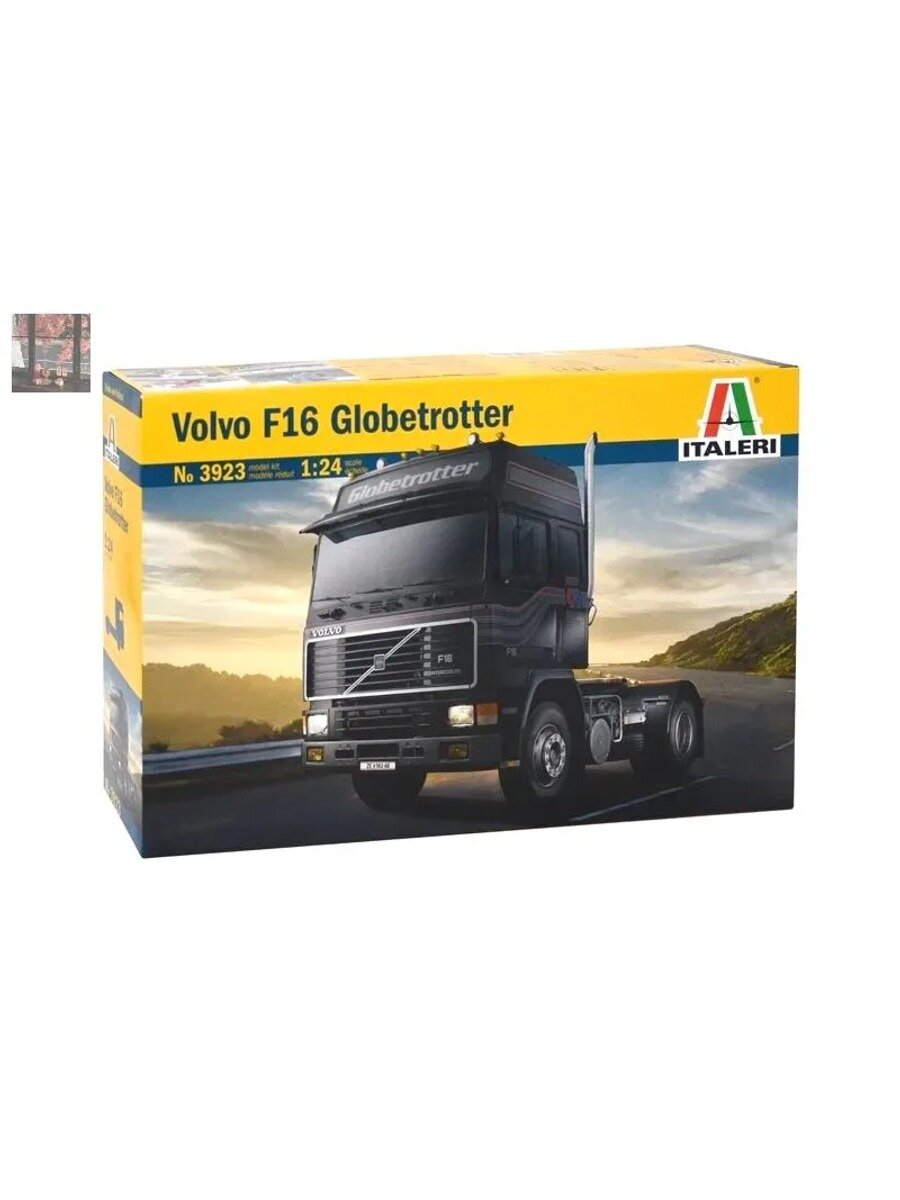 Сборная модель автомобиля тягач volvo F16 globetrotter Масштаб 1/24 (24 см) Арт.3923ИТ