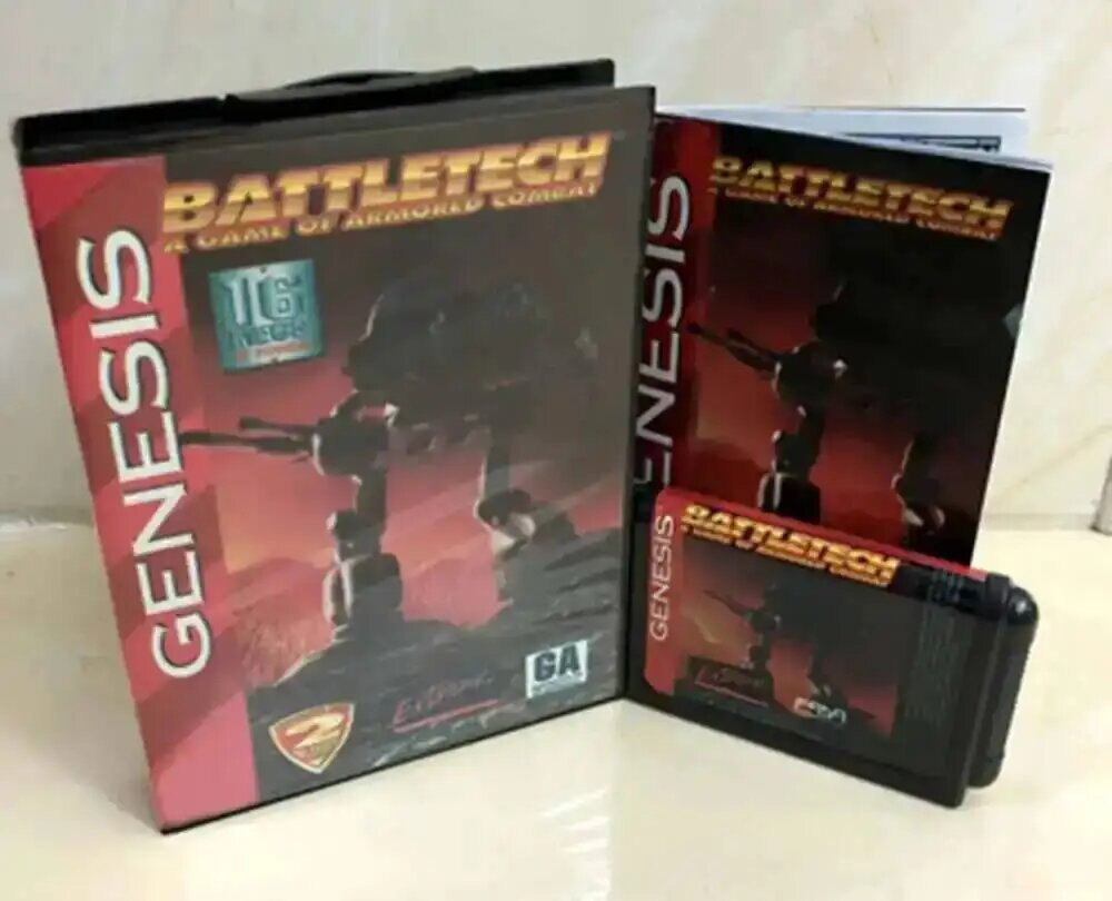 Игровая карта Battletech для Sega MD PAL