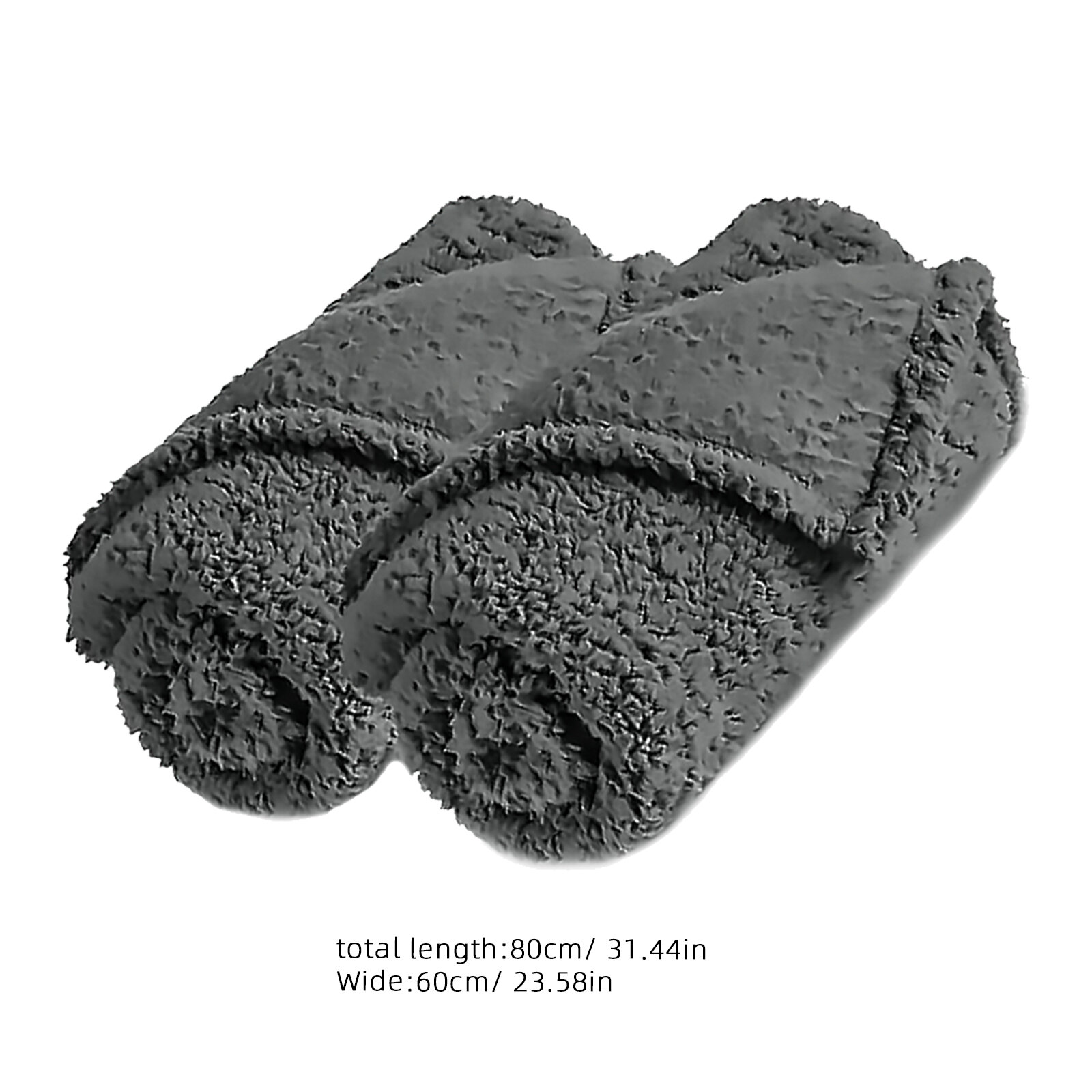 2 Штуки Плед Для Домашних Животных Теплое Спальное Место Уютный Плед Размер S Цвет Серый