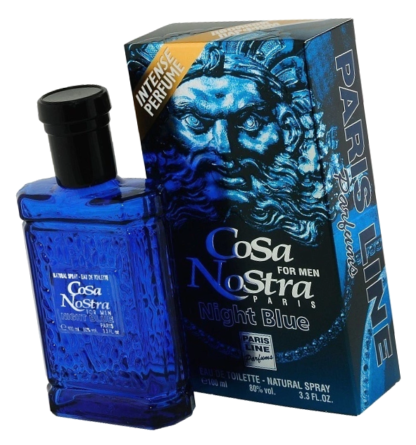 Мужской парфюм Paris Line Parfums Cosa Nostra Night Blue объём 100 мл