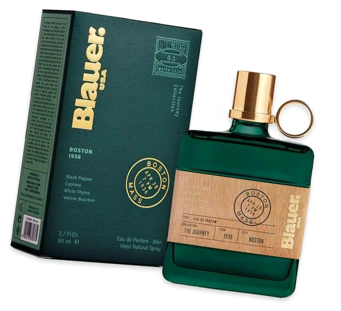 Мини-формат аромата: Парфюмерная вода Blauer Boston 1936 For Him пробник 2 / Блауэр Бостон Для Него миниатюра