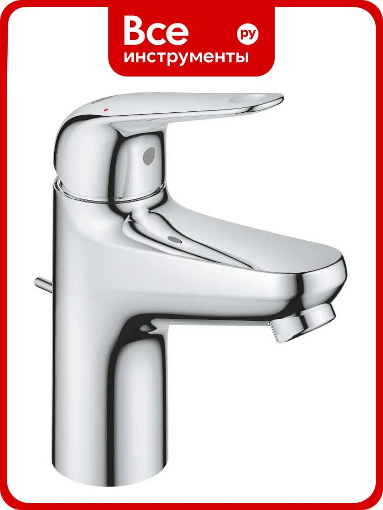 Смеситель однорычажный для раковины Grohe Euroeco хром 23262001