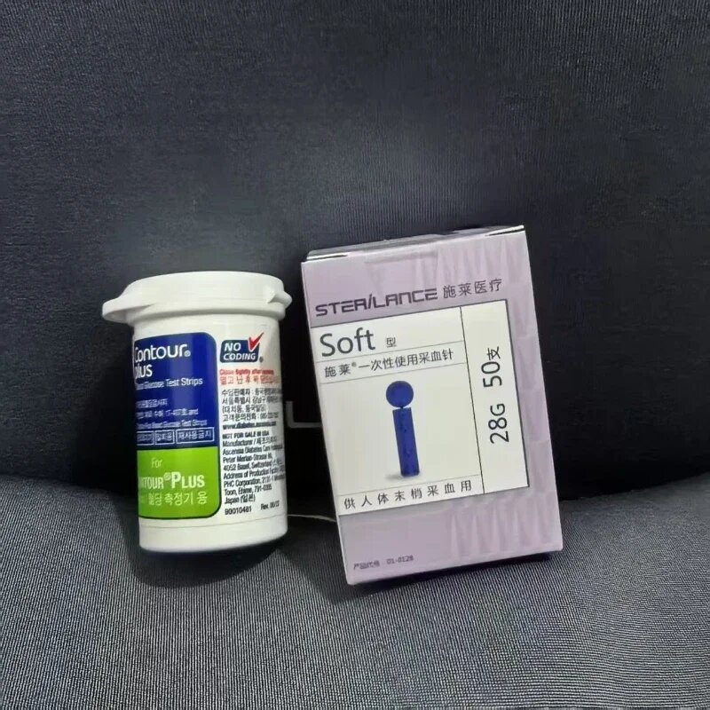 Тест-полоски Contour Plus для глюкометра