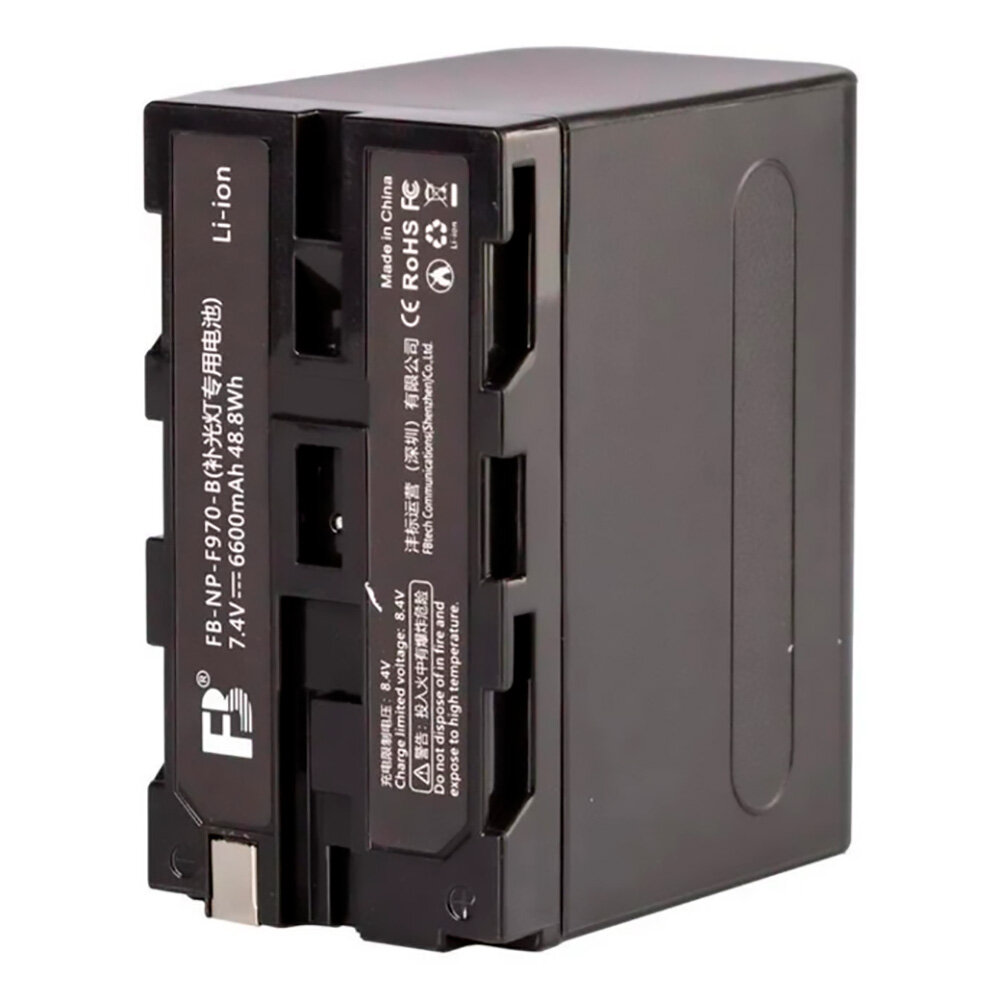 Аккумулятор Yongnuo FB-NP-F970-B, для видеокамер, Li-Ion, 6600mAh, 7.4 В