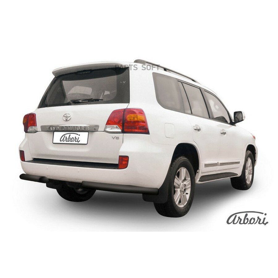 Уголки d76 Arbori черн для Toyota LC200 2013 2015 от официального дистрибьютора, ARBORI, артикул AFZDATLC21318B