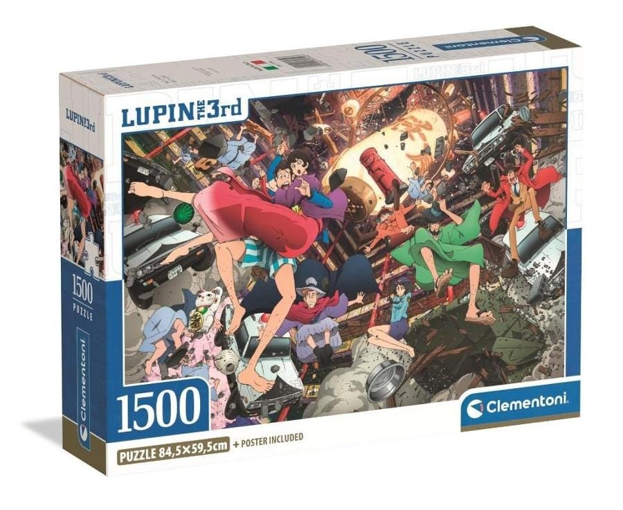 Пазл Clementoni Lupin III, 1500 элементов, 59.2x84.3 см