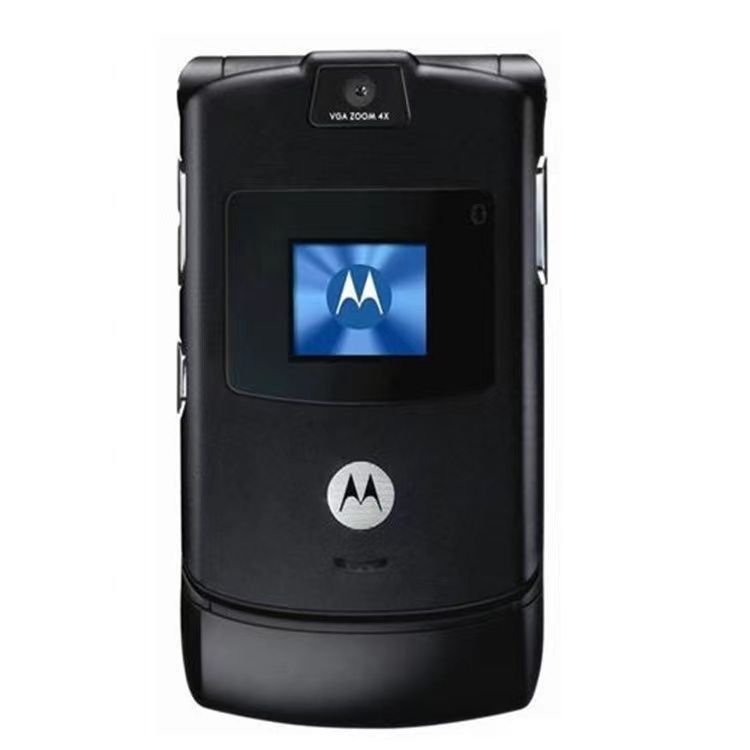 Motorola Мобильный телефон Motorola razr V3 Black, черный